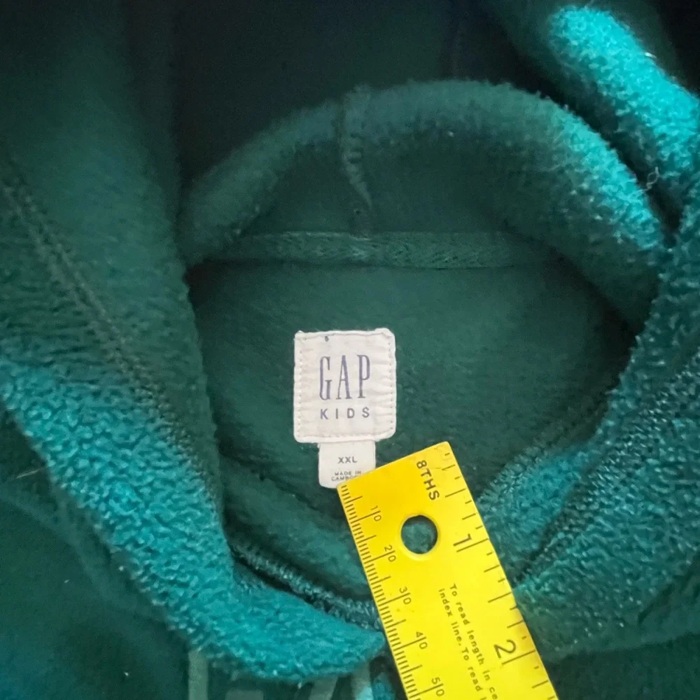 GAP Logo Green Fleece Pullover Sweatshirt – XXL